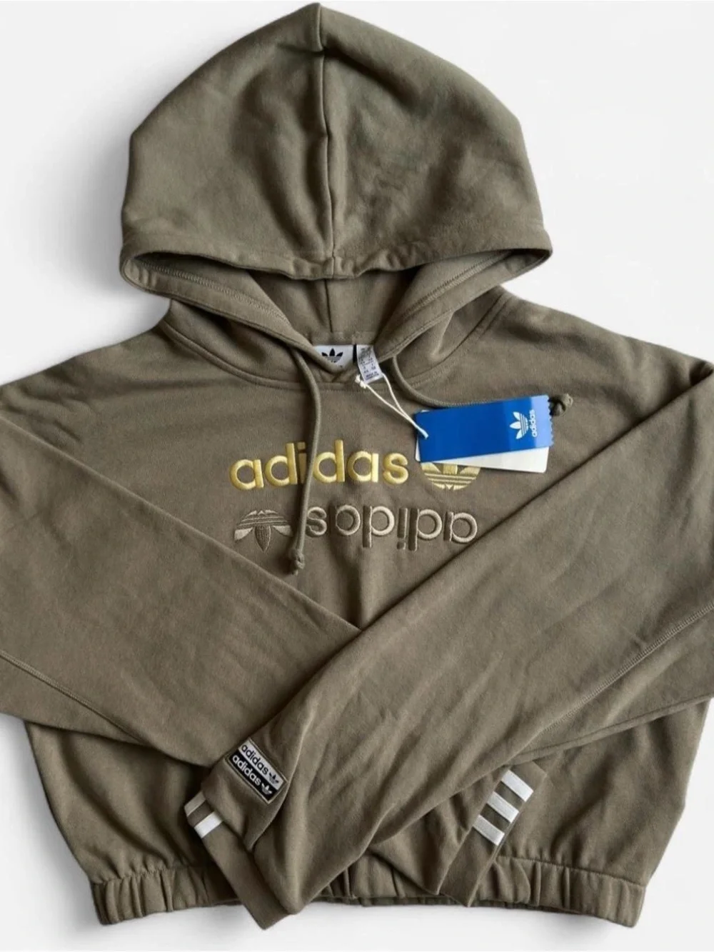 adidas Originals RYV Clay Embroidered Hoodie NWT L